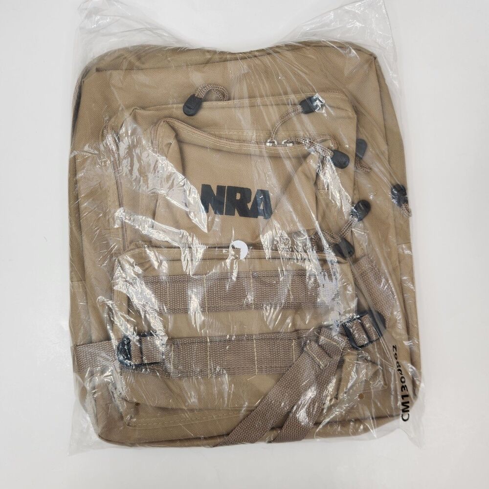 NEW NRA Multipocket Adjustable Strap Backpack Bookbag